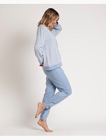 Pyjama ouvert à manches longues en maille Milano pour femme ADMAS Dream