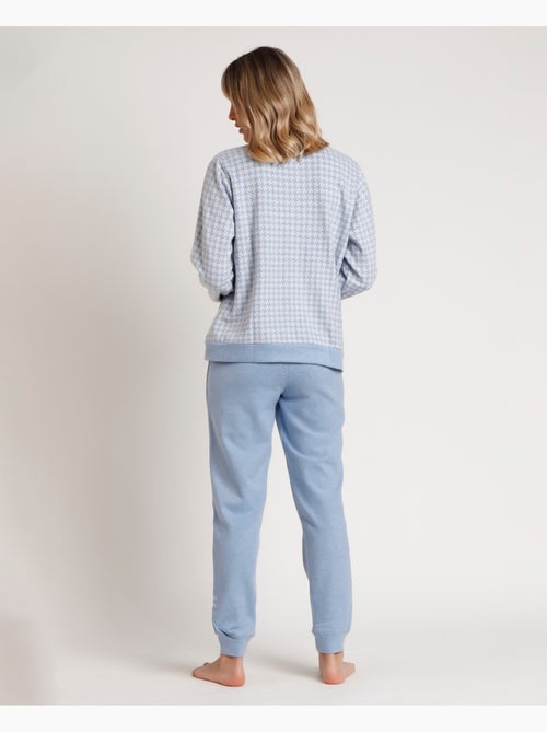 Pyjama ouvert à manches longues en maille Milano pour femme ADMAS Dream - Kiabi Pyjama ouvert à manches longues en maille Milano pour femme ADMAS Dream - Kiabi