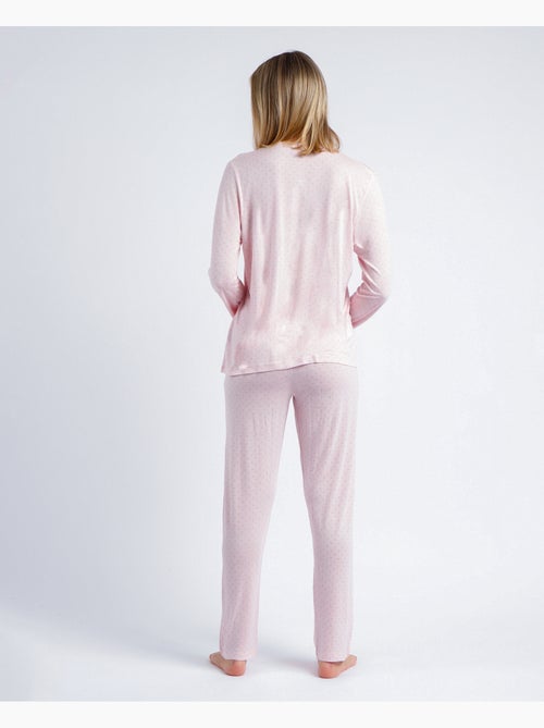 Pyjama ouvert à manches longues Goodnight pour femme ADMAS CLASSIC - Kiabi Pyjama ouvert à manches longues Goodnight pour femme ADMAS CLASSIC - Kiabi