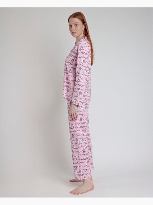 Pyjama ouvert à manches longues Marie pour femme Disney - Kiabi Pyjama ouvert à manches longues Marie pour femme Disney - Kiabi