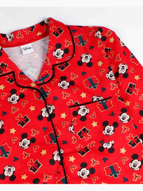 Pyjama ouvert à manches longues Mickey Noël pour garçon DISNEY - Kiabi