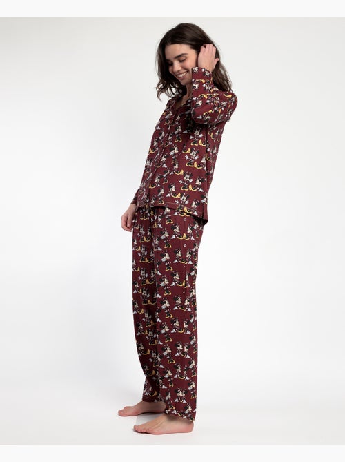 Pyjama ouvert à manches longues Minnie Mouse pour femme DISNEY - Kiabi Pyjama ouvert à manches longues Minnie Mouse pour femme DISNEY - Kiabi