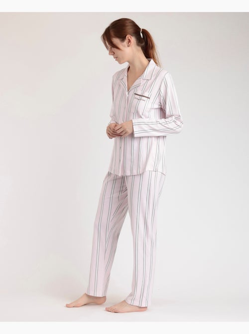 Pyjama ouvert à manches longues pour femme ADMAS CLASSIC Magic Time - Kiabi Pyjama ouvert à manches longues pour femme ADMAS CLASSIC Magic Time - Kiabi
