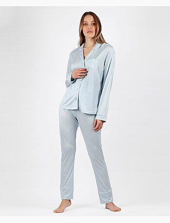 Pyjama ouvert à manches longues pour femme ADMAS CLASSIC Soft Secret