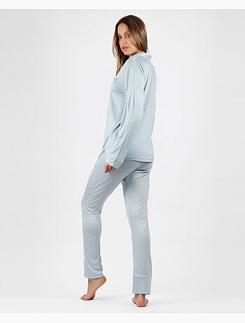 Pyjama ouvert à manches longues pour femme ADMAS CLASSIC Soft Secret