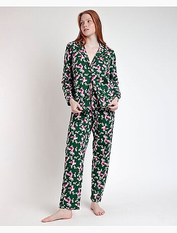 Pyjama ouvert à manches longues pour femme ADMAS GARDEN Wild Nature