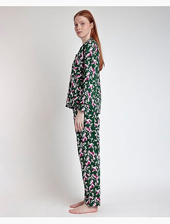 Pyjama ouvert à manches longues pour femme ADMAS GARDEN Wild Nature