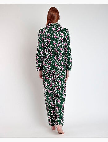 Pyjama ouvert à manches longues pour femme ADMAS GARDEN Wild Nature
