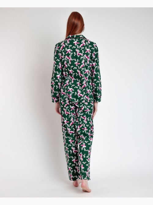 Pyjama ouvert à manches longues pour femme ADMAS GARDEN Wild Nature - Kiabi