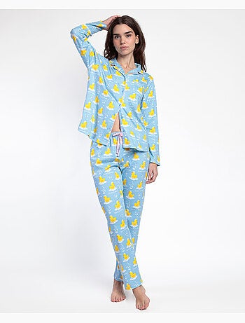 Pyjama ouvert à manches longues pour femme ADMAS Sweet Duckling