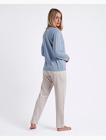 Pyjama ouvert à manches longues pour femme > d'ADMAS CLASSIC