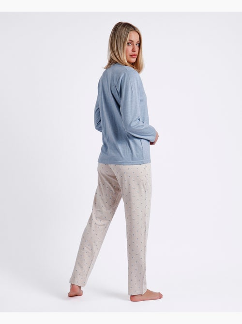 Pyjama ouvert à manches longues pour femme > d'ADMAS CLASSIC - Kiabi Pyjama ouvert à manches longues pour femme > d'ADMAS CLASSIC - Kiabi