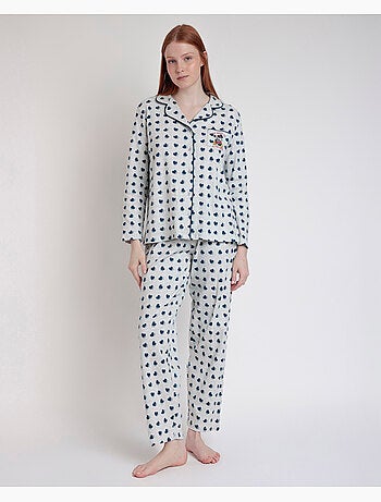 Pyjama ouvert à manches longues pour femme Disney You Make Me Love