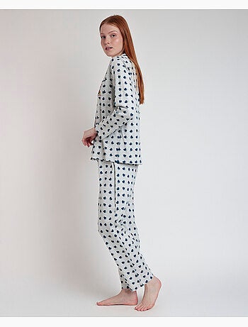 Pyjama ouvert à manches longues pour femme Disney You Make Me Love