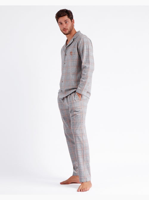 Pyjama ouvert à manches longues pour homme ADMAS Bulldog - Kiabi Pyjama ouvert à manches longues pour homme ADMAS Bulldog - Kiabi