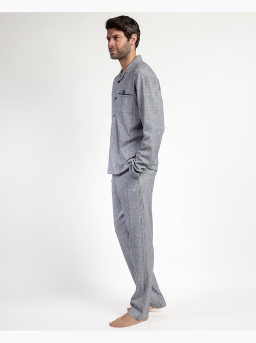 Pyjama ouvert à manches longues pour homme ADMAS CLASSIC - Kiabi Pyjama ouvert à manches longues pour homme ADMAS CLASSIC - Kiabi