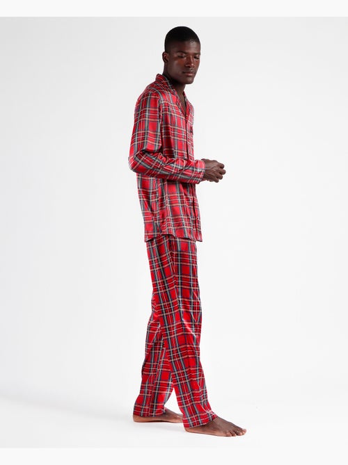 Pyjama ouvert à manches longues pour homme ADMAS CLASSIC, style écossais - Kiabi Pyjama ouvert à manches longues pour homme ADMAS CLASSIC, style écossais - Kiabi