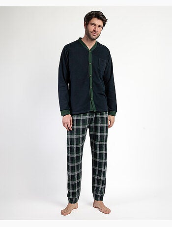 Pyjama ouvert à manches longues pour homme ADMAS MAGNIFIC Emerald