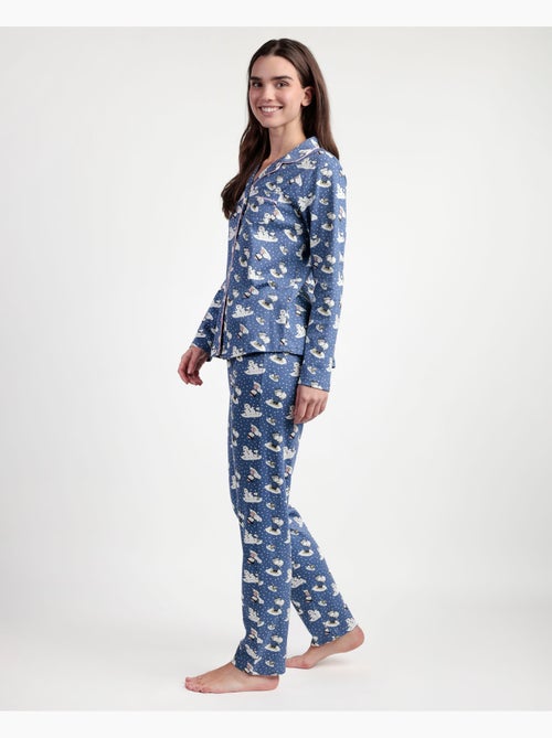 Pyjama ouvert à manches longues Snow Drift pour femme de PEANUTS - Kiabi Pyjama ouvert à manches longues Snow Drift pour femme de PEANUTS - Kiabi