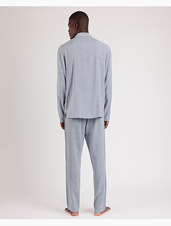 Pyjama ouvert à manches longues Spiga classique pour homme ADMAS CLASSIC