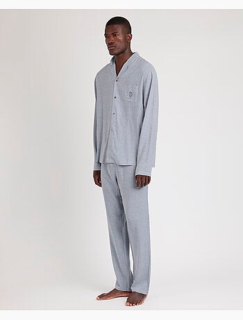 Pyjama ouvert à manches longues Spiga classique pour homme ADMAS CLASSIC