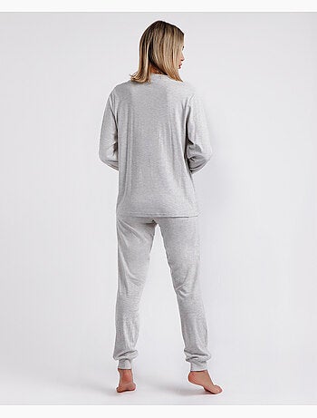 Pyjama ouvert classique d'hiver à manches longues pour femme ADMAS CLASSIC