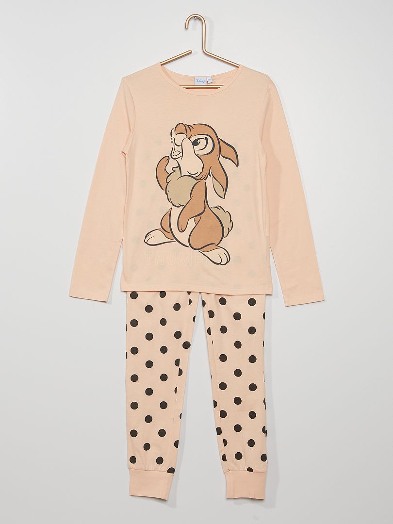 Pyjama 'Panpan' de 'Disney' rose clair - Kiabi