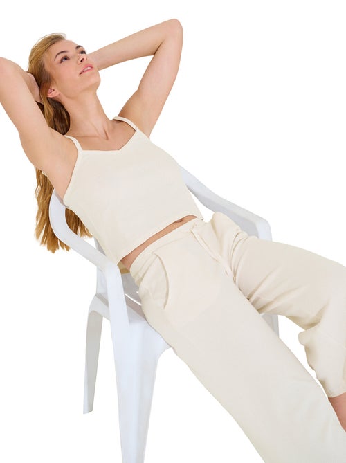 Pyjama pantacourt caraco FREELY - Kiabi