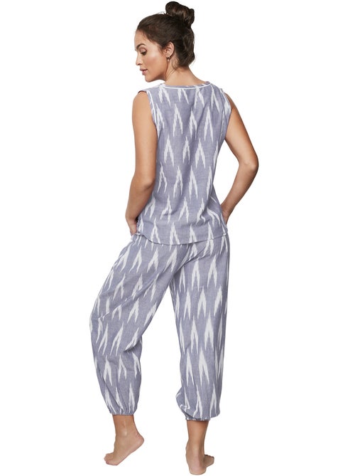 Pyjama pantacourt débardeur HOMEWEAR P101 - Kiabi