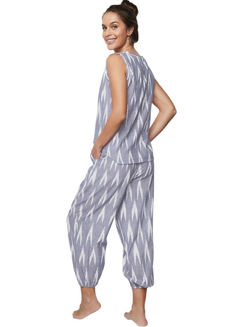 Pyjama pantacourt débardeur HOMEWEAR P101 - Kiabi