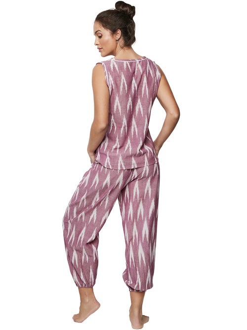 Pyjama pantacourt débardeur HOMEWEAR P101 - Kiabi