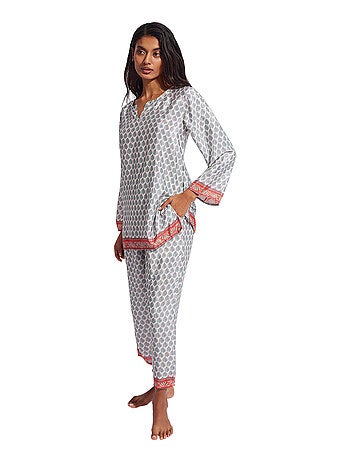 Pyjama pantacourt tunique Homewear P81