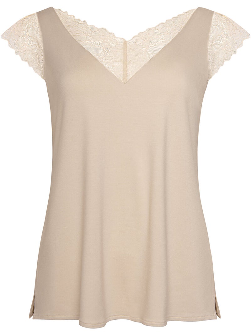 Pyjama pantalon 7-8 t-shirt DESTINY Beige - Kiabi
