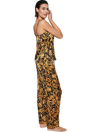 Pyjama pantalon caraco débardeur P117 ACANTHUS