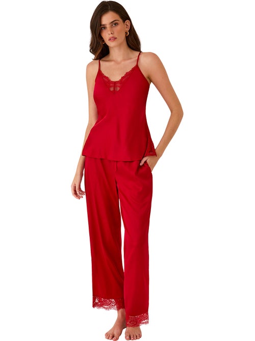 Pyjama pantalon caraco renatta - Kiabi Pyjama pantalon caraco renatta - Kiabi