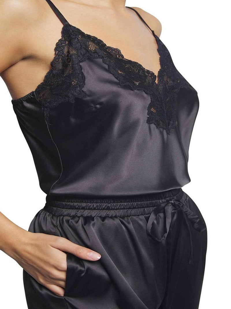 Pyjama pantalon caraco Sofisticada Beige - Kiabi