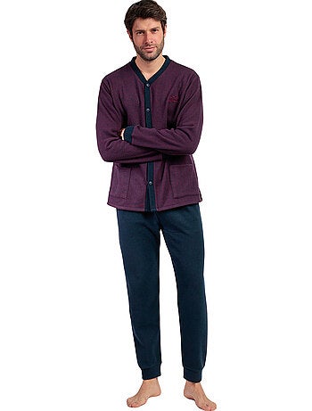 Pyjama pantalon chemise manches longues Claret