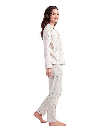 Pyjama pantalon chemise manches longues Enjoy Every Moment