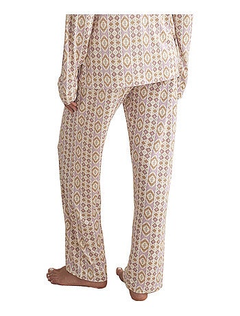Pyjama pantalon chemise manches longues ETNICA