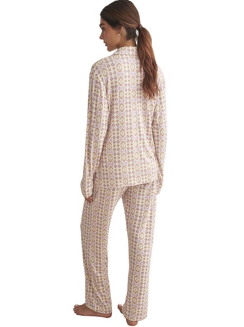 Pyjama pantalon chemise manches longues ETNICA - Kiabi Pyjama pantalon chemise manches longues ETNICA - Kiabi