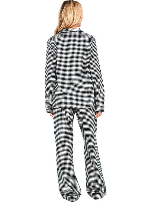 Pyjama pantalon chemise manches longues french twin - Kiabi Pyjama pantalon chemise manches longues french twin - Kiabi