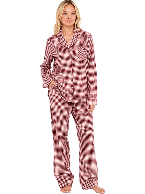 Pyjama pantalon chemise manches longues french twin - Kiabi Pyjama pantalon chemise manches longues french twin - Kiabi