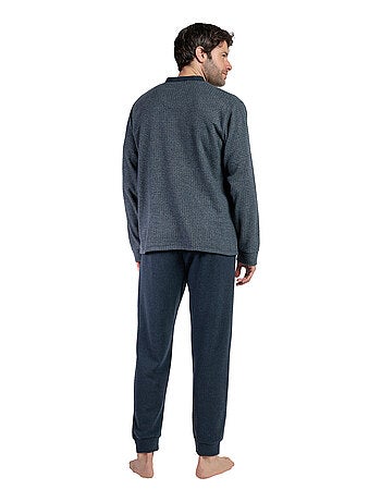 Pyjama pantalon chemise manches longues Grigio