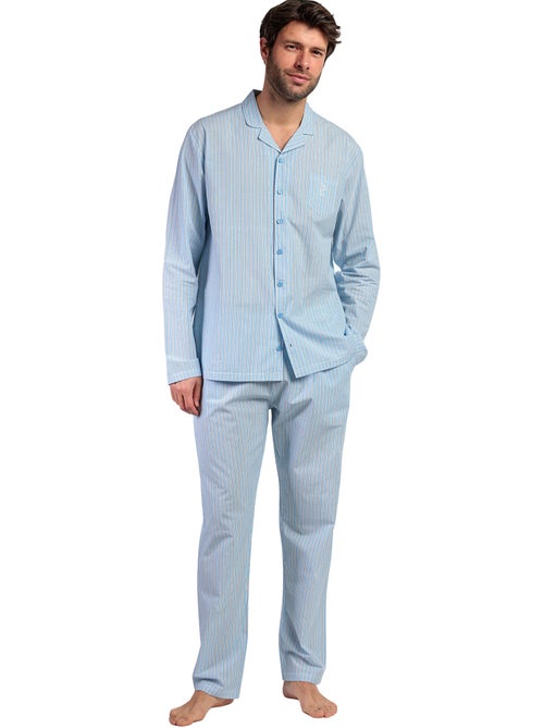 Pyjama pantalon chemise manches longues Home Compact - Kiabi