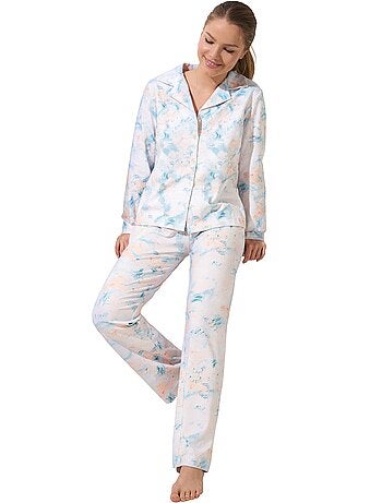 Pyjama pantalon chemise manches longues Olena