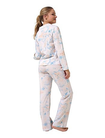 Pyjama pantalon chemise manches longues Olena