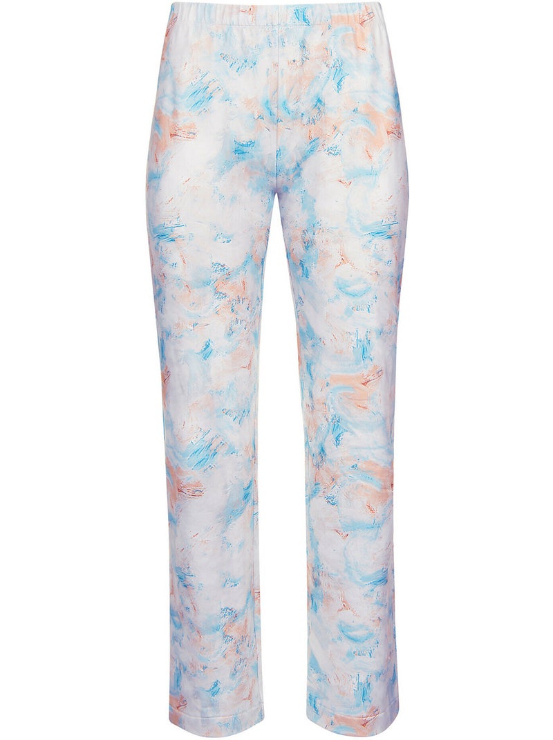 Pyjama pantalon chemise manches longues olena Bleu - Kiabi