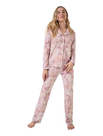 Pyjama pantalon chemise manches longues Olena