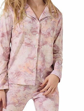 Pyjama pantalon chemise manches longues Olena