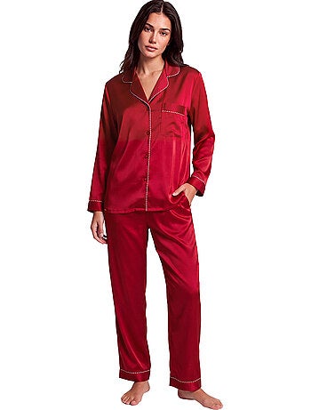 Pyjama pantalon chemise manches longues one gloss